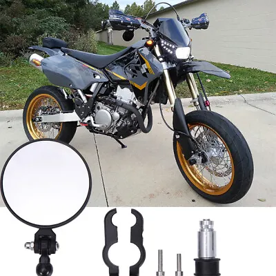 For SUZUKI DRZ400 Black Foldable Motorcycle CNC 7/8  Bar End Mirrors Rearview US • $23.22