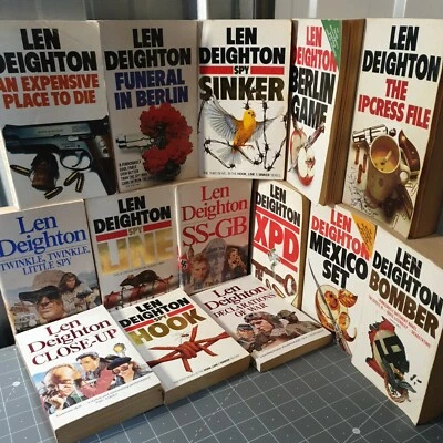 £58.50 • Buy 19x Len Deighton Grafton Paperback Book Bundle Spy Ipcress Bomber Berlin Mexico