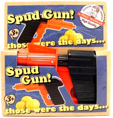 Plastic Spud Gun Potato Spud Gun Plastic Toy Gun Potatoe Spud Gun Potato Shooter • £4.95