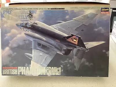 Hasegawa 1/48 British Phantom II FG Mk.1 RAF  W/ 123 Parts 1989 Pre-owned Kit • $34