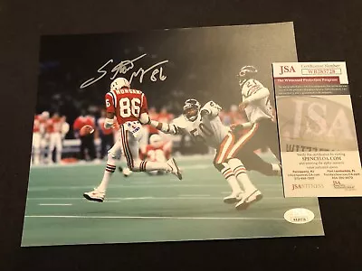 JSA Stanley Morgan Signed New England Patriots Autographed 8x10 Photo Auto 728 • $24.99