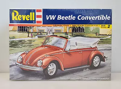Revell VW Beetle Convertible 1/25 Scale Plastic Model Kit 85-2579 New Sealed • $29.95