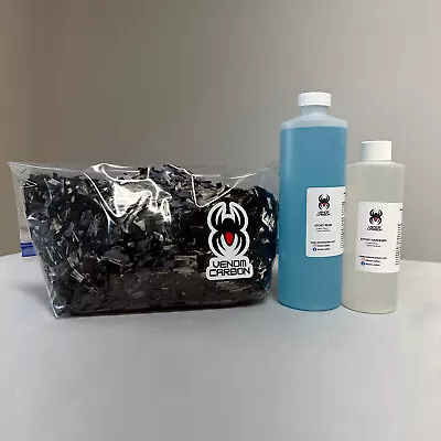 1/2  Chopped Carbon Resin Kit: 1 Lb (making FORGED Composites) • $77.77