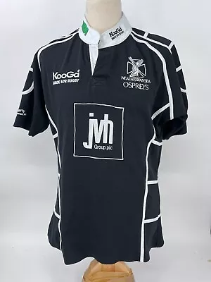 Neath-Swansea Ospreys Rugby Union Home Shirt 2004/2005 Kooga - Large Jersey Top • £40