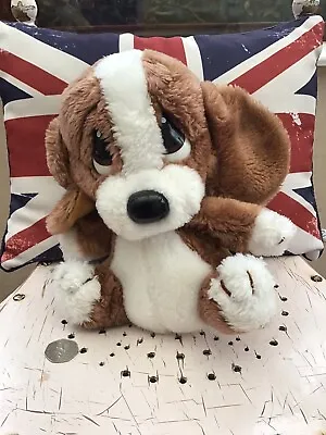 £8 • Buy Vintage 1981 Applause Sad Sam Dog Soft Toy Plush 