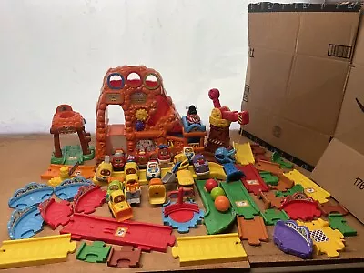 VTech Go Go Smart Wheels Lot Of 15 Vehicles And Treasure Mountain Train Course • $13.90