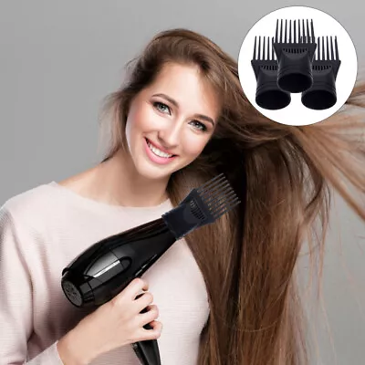 3 PCShair Dryer With Comb /Set Blow Dryer Diffuser Mouthpiece Air Hair Teasing • £8.07