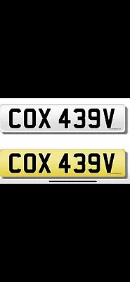 COX 439V -  Cherished  Registration   (OLD 1979 Number Plate) • £1045