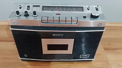 Sony CF 550 Stereo Radio Cassette Tape Player Retro Vintage Boombox 1970s AUS 📻 • $239