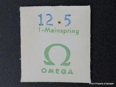 Vintage ORIGINAL Omega Mainspring Part #1208! Many Calibers Available! • $24.95