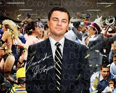 Wolf Of Wallstreet Poster Dicaprio 8X10 Photo Picture Signed Autograph RP 3 • $16.99