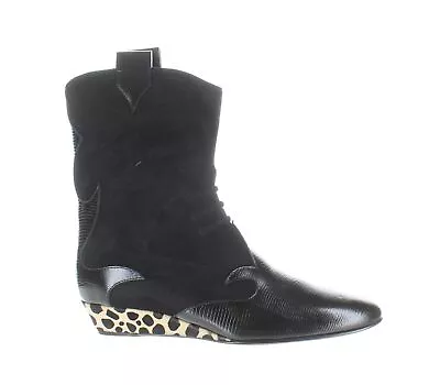 Giuseppe Zanotti Womens Black Ankle Boots EUR 37.5 (7550212) • $98.69