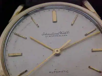 High-Grade Vintage 18 Karat Gold IWC Schaffhausen Automatic Man's Wrist Watch • $1650