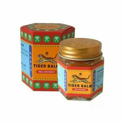 Tiger Balm (Red) Super Strength Pain Relief Ointment 19.4g (pack Of 3 Jars) • $18
