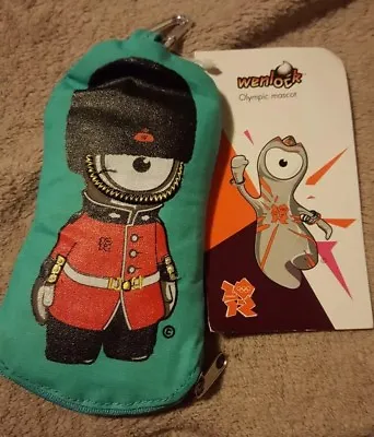 London 2012 Wenlock Olympic Mascot Shaped Packable Bag With Clip Lock • £10