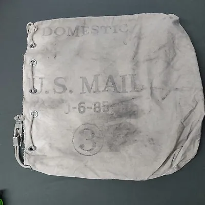 Domestic US Mail J-6-85 Heavy Canvas Bag #3 XX Duffle Bag Mailman Postal Worker • $39.90