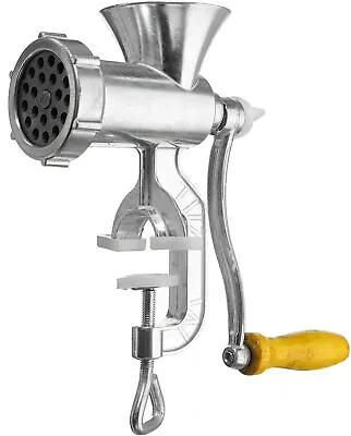 Hand Manual Meat Grinder With Tabletop ClampAluminium Alloy Meat Mincer For Ki • £31.45