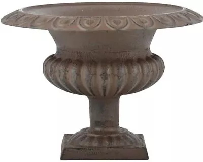 Esschert Design Low French Urn Cast Iron Antique Brown - Medium • $99.99