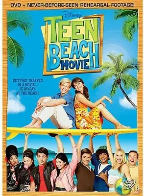 Teen Beach Movie DVD MOVIE DISNEY Ross Lynch Maia Mitchell Grace PhippS 2013 • $6.99