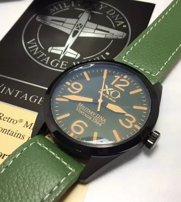 Men’s Watch By XO Retro Military DNA P-51 Mustang WWII Fighter Aircraft • $59.99