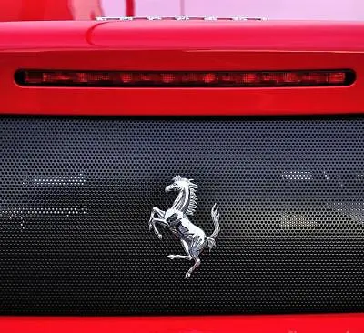 FERRARI Scuderia Cavallino Prancing Horse Logo Badge Emblem Hood Bonnet Grill  • $99.99