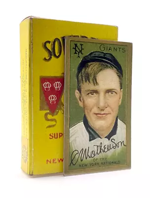 Replica Sovereign Cigarette Pack Christy Mathewson T-205 Baseball Card 1911 • $36