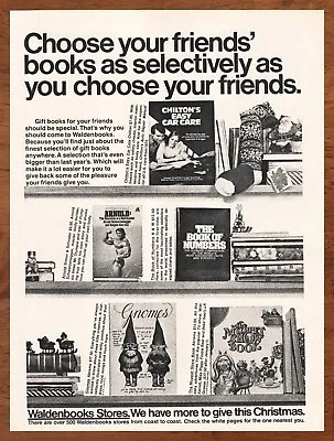 1978 Waldenbooks Stores Vintage Print Ad/Poster Muppet Show Schwarzenegger 70s  • $14.99