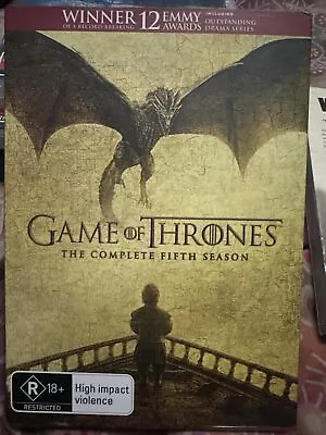 Game Of Thrones : Season 5 (DVD 2015) • $0.50