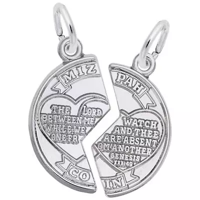 Mizpah Sterling Silver Charm • $30