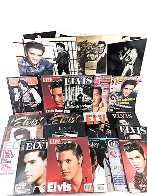 Elvis Presley Memorabilia Lot Books Magazines Photograph Special Limited Edition • $49.99