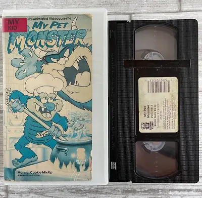 My Pet Monster Monster Cookie Mix-Up  Volume 3 Animated Family VHS Color 70 Min • $15.95