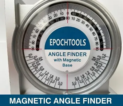 Magnetic Base Angle Finder Measure Spirit Level Gauge Roofer Builders Plumbers • £11.95