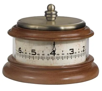 Bulova Tolland B2626 Tape Measure Clock Wooden Tabletop Vintage Discontinued • $100