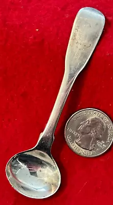 Sterling Silver 3 5/8  Master Salt Spoon - George Ferris - Exeter - 1821 • $19.95