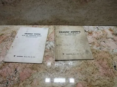 Yaskawa Yasnac 2000g Operators Manual Toe-c843-5.22 Mori Seiki Sl-1 Each 1 • $59.99