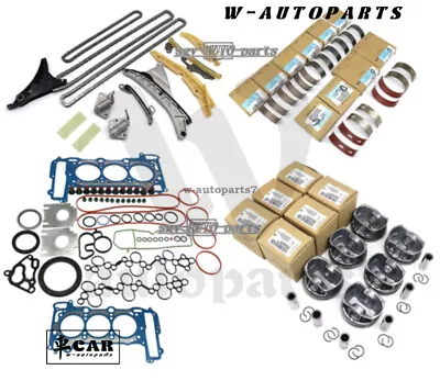 OEM Engine Rebuild Overhaul Piston Kit For Porsche Audi A6 S4 S5 Q7 EA839 3.0 • $1598.33