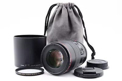 [Almost Unused W/Hood Pouch] CANON EF 100mm F/2.8 L Macro IS USM AF Lens From JP • $1041.84
