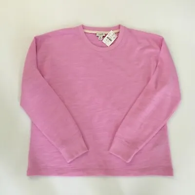 J.Crew Factory Women's NWT Cotton Terry Crewneck Sweatshirt Size: M • $31.50
