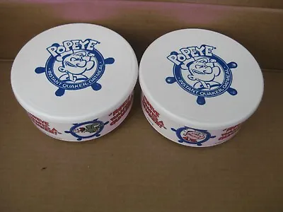 LOT Of 2  Quaker Oats  Popeye Wants A Quaker!  1990 VTG Cereal Bowls 013023WT2 • $18.95