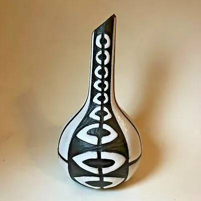 Graphic Danish Modern Tribal Vase By Marianne Starck For Michael Andersen 1950s • $600