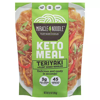 Miracle Noodle Keto Meal Teriyaki 9 Oz (Pack Of 6) • $59.99