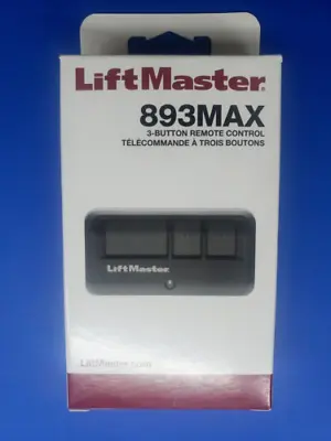 893MAX 3 Button LiftMaster Visor Remote Control Garage Door Opener • $19.50