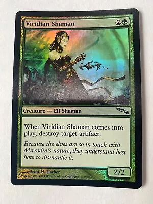 Viridian Shaman - Foil - Mirrodin - Near Mint • $1