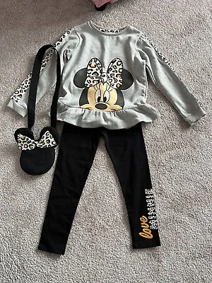 Disney Minnie Mouse 3 Piece Set/outfit Age 5-6 BNWOT • £12