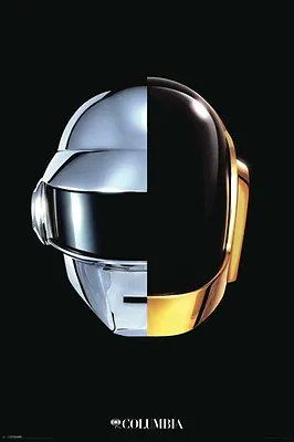 Daft Punk Helmet Poster! Grammy Music Work It Get Lucky! New!! Never Hung! 24x36 • £17.36