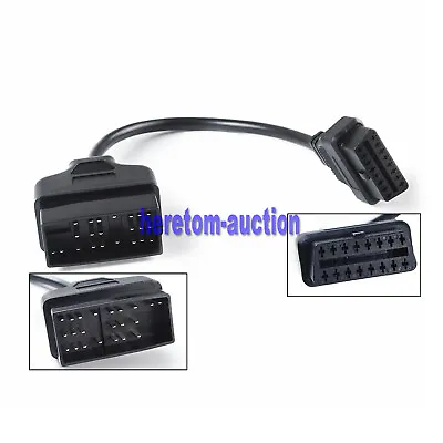 22Pin OBD1 To 16Pin OBD2 Converter Adapter Cable For Toyota Diagnostic Scanner • $15.84