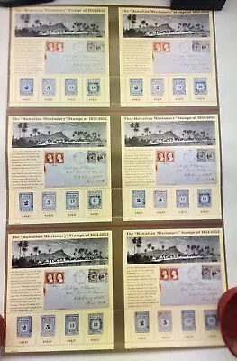$29.99 • Buy Hawaiian Missionary Stamps Of 1851-1853 37 Cent Uncut Press Sheet - NOS