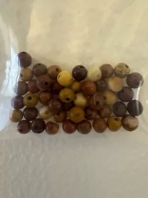 2mm Mookaite Jasper Smooth Round Beads - 45 Count • $5.30