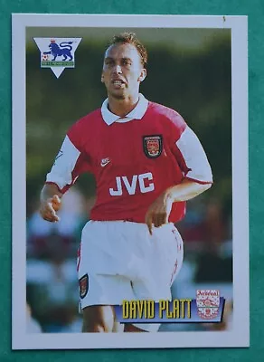 1996 MERLIN PREMIER LEAGUE - DAVID PLATT  - ARSENAL  No 02 • £1