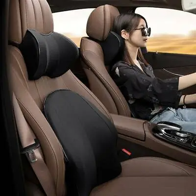 Travel Car Neck Headrest Pillow Cushion Head Support Protector Car Seat Pad GA • £15.07